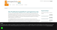 Desktop Screenshot of perspectivia.net